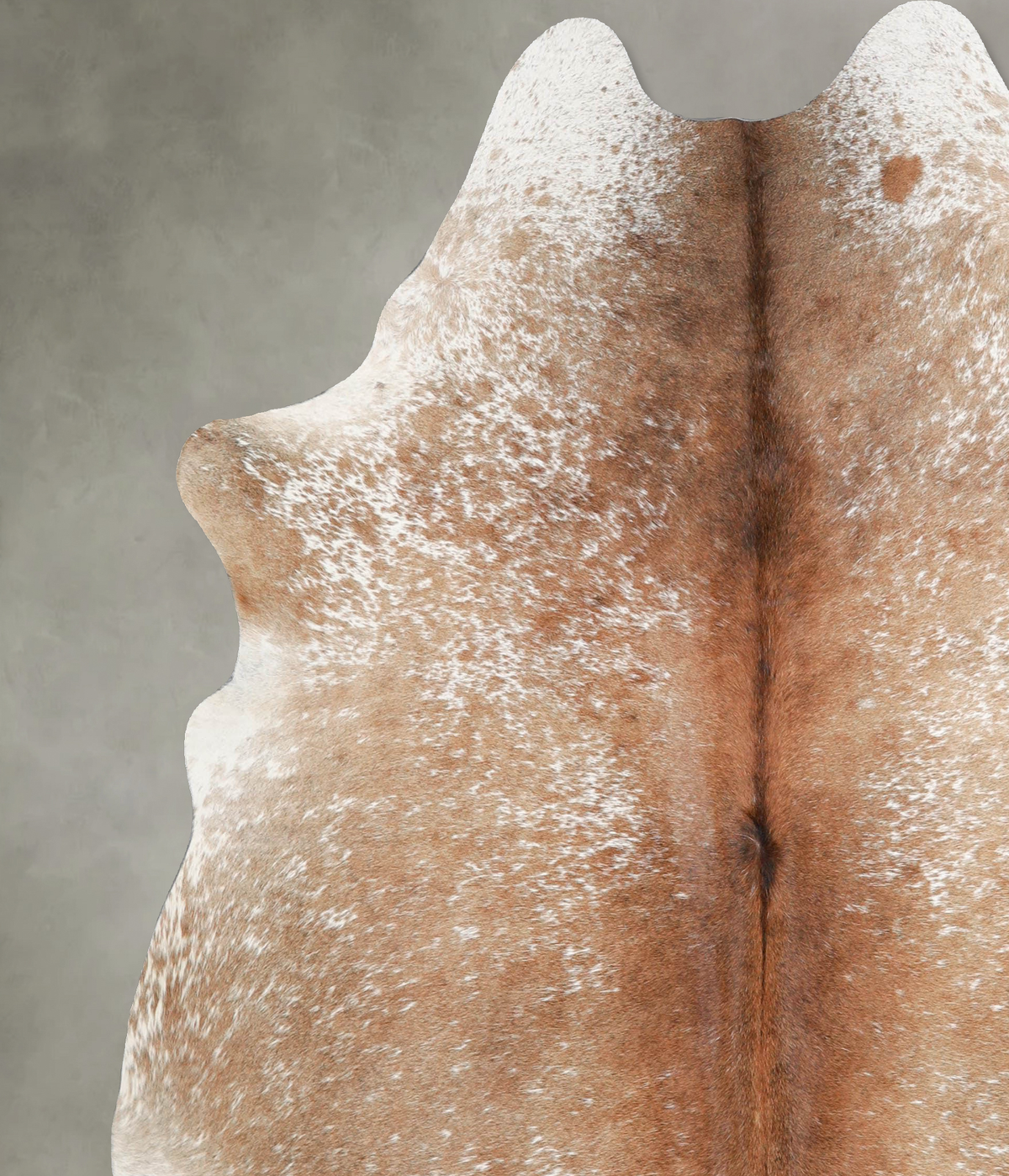Salt and Pepper Brown X-Large Brazilian Cowhide Rug 6'9"H x 6'0"W #A55653 by Hudson Hides