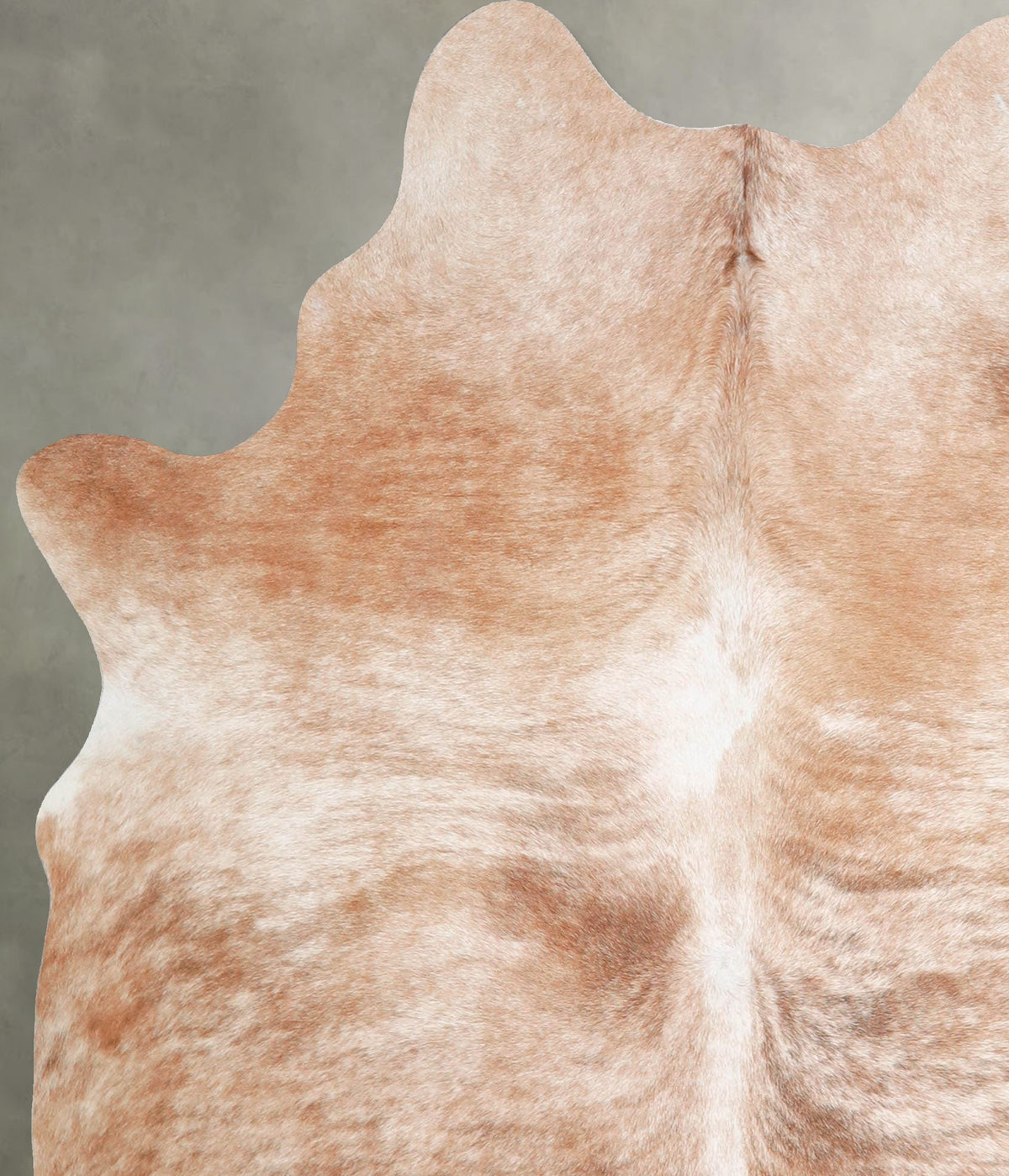 Light Brindle Large Brazilian Cowhide Rug 6'1"H x 5'2"W #A55663 by Hudson Hides