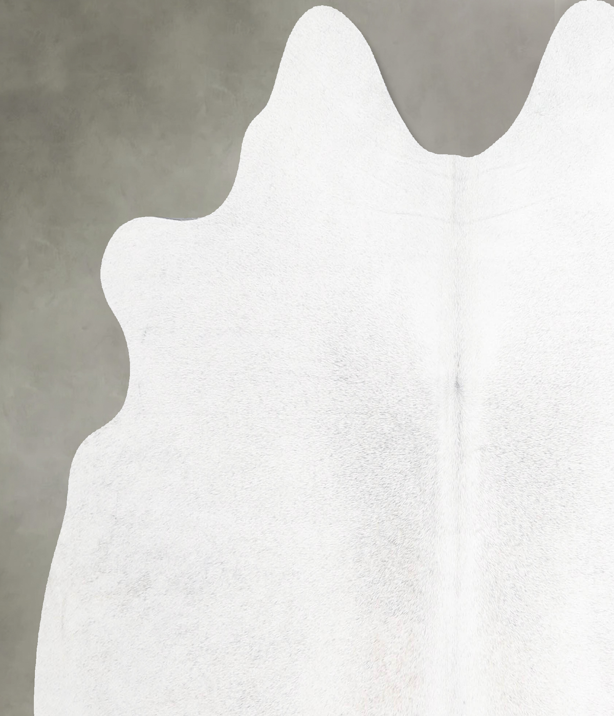Light Grey Medium Brazilian Cowhide Rug 5'1"H x 5'3"W #A55669 by Hudson Hides