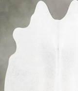 Light Grey Medium Brazilian Cowhide Rug 5'1"H x 5'3"W #A55669 by Hudson Hides
