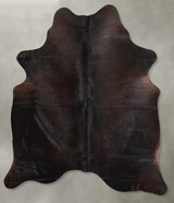 Chocolate Large Brazilian Cowhide Rug 6'10"H x 5'5"W #A55674 by Hudson Hides