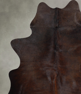Dark Brindle Large Brazilian Cowhide Rug 6'5"H x 5'6"W #A55676 by Hudson Hides