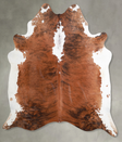 Medium Brindle X-Large Brazilian Cowhide Rug 6'8"H x 6'3"W #A55679 by Hudson Hides