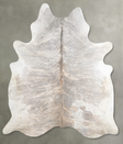Light Brindle X-Large Brazilian Cowhide Rug 7'4"H x 6'1"W #A55681 by Hudson Hides