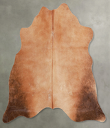 Light Caramel Medium Brazilian Cowhide Rug 3'8"H x 4'3"W #A55685 by Hudson Hides