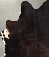 Chocolate Large Brazilian Cowhide Rug 6'7"H x 5'7"W #A55690 by Hudson Hides