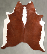 Hereford Large Brazilian Cowhide Rug 6'9"H x 5'7"W #A55695 by Hudson Hides