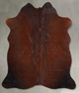 Warm Caramel Medium Brazilian Cowhide Rug 5'4"H x 4'7"W #A55702 by Hudson Hides