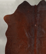 Warm Caramel Medium Brazilian Cowhide Rug 5'4"H x 4'7"W #A55702 by Hudson Hides