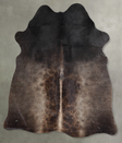 Dark Grey Medium Brazilian Cowhide Rug 5'6"H x 4'11"W #A55704 by Hudson Hides