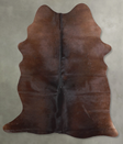 Chocolate Medium Brazilian Cowhide Rug 6'3"H x 4'7"W #A55705 by Hudson Hides