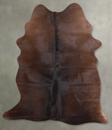 Chocolate Medium Brazilian Cowhide Rug 6'3"H x 4'7"W #A55705 by Hudson Hides