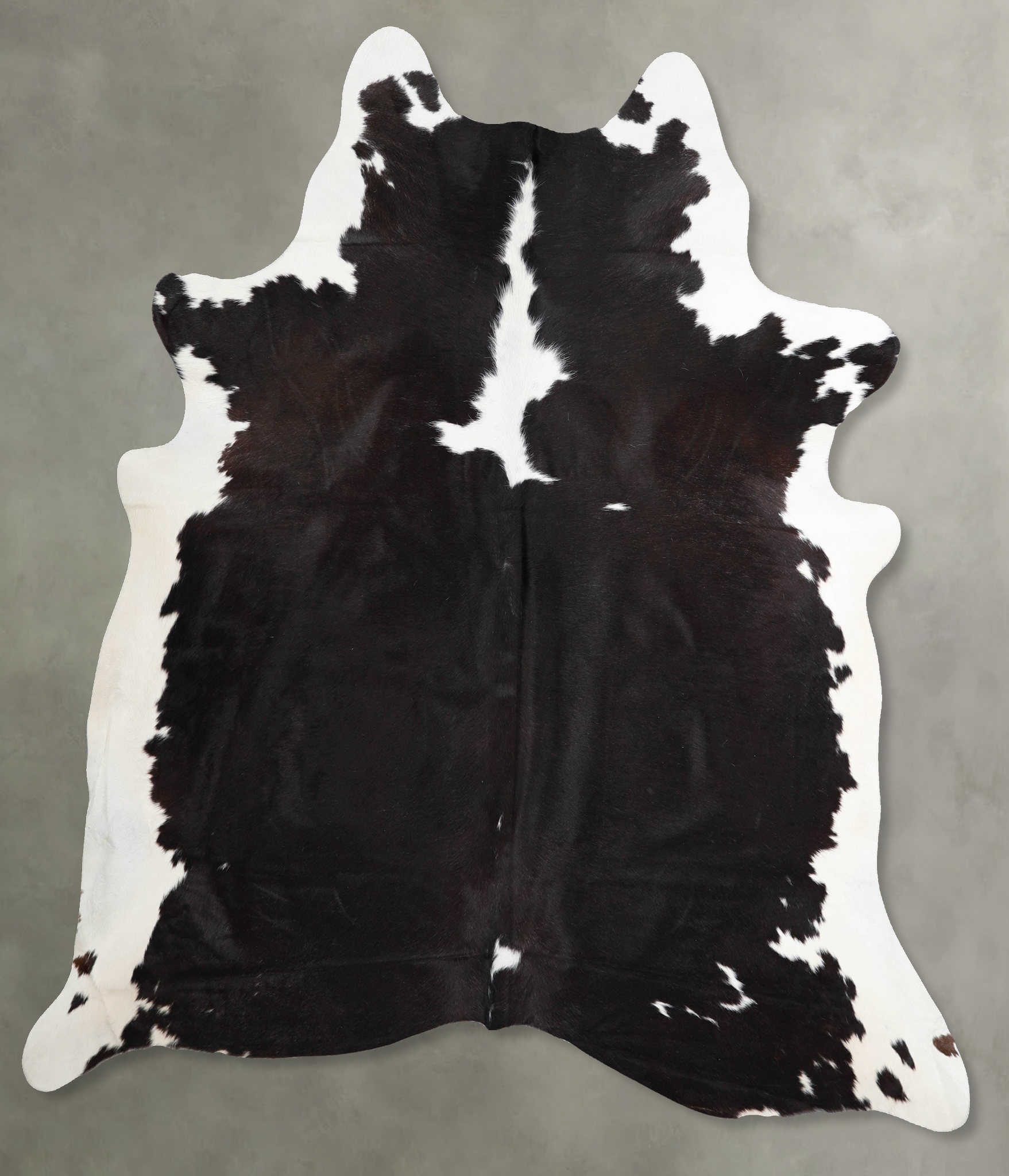 Chocolate and White Cowhide Rug #A55706