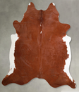 Brown and White Regular XX-Large Brazilian Cowhide Rug 7'4"H x 7'1"W #A55707 by Hudson Hides