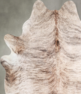 Light Brindle X-Large Brazilian Cowhide Rug 7'3"H x 6'0"W #A55714 by Hudson Hides