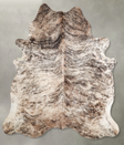 Light Brindle XX-Large Brazilian Cowhide Rug 7'7"H x 6'10"W #A55715 by Hudson Hides