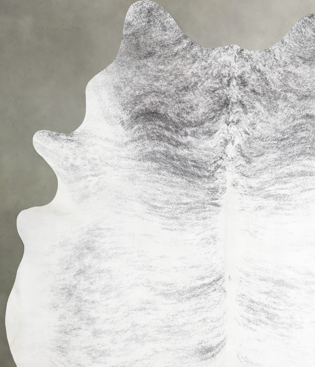 Grey Brindle XX-Large Brazilian Cowhide Rug 7'10"H x 6'9"W #A55716 by Hudson Hides