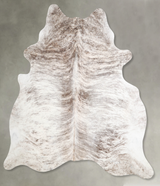 Light Brindle XX-Large Brazilian Cowhide Rug 7'6"H x 6'10"W #A55717 by Hudson Hides