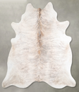 Light Brindle X-Large Brazilian Cowhide Rug 7'2"H x 6'9"W #A55719 by Hudson Hides