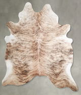 Light Brindle XX-Large Brazilian Cowhide Rug 7'10"H x 7'0"W #A55720 by Hudson Hides