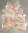 Light Brindle Large Brazilian Cowhide Rug 6'7"H x 5'6"W #A55732 by Hudson Hides