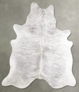 Grey Brindle X-Large Brazilian Cowhide Rug 6'7"H x 6'3"W #A55735 by Hudson Hides