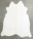 Ivory with Beige Medium Brazilian Cowhide Rug 5'0"H x 5'5"W #A55739 by Hudson Hides