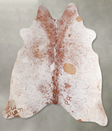 Salt and Pepper Brown Medium Brazilian Cowhide Rug 5'0"H x 5'3"W #A55740 by Hudson Hides