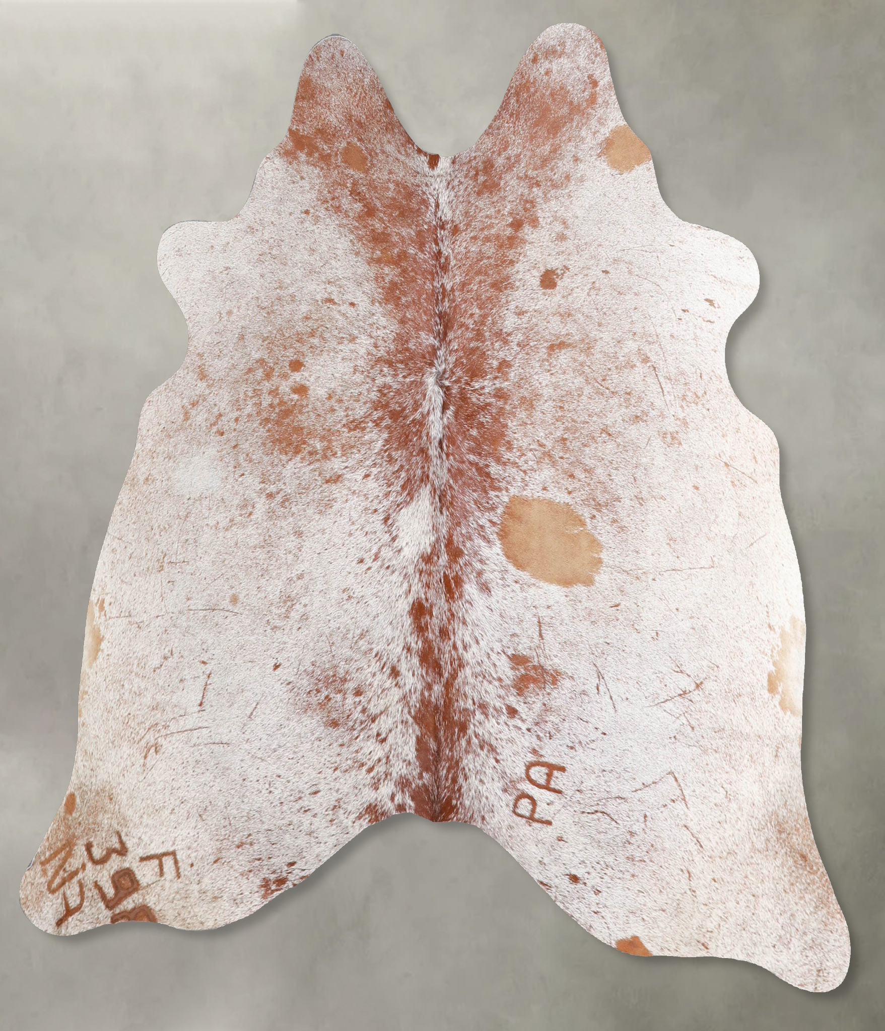 Salt and Pepper Brown Cowhide Rug #A55740