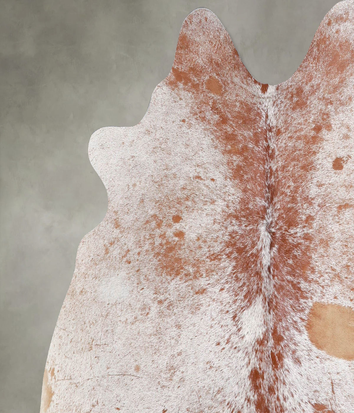 Salt and Pepper Brown Medium Brazilian Cowhide Rug 5'0"H x 5'3"W #A55740 by Hudson Hides