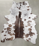 Salt and Pepper Black Medium Brazilian Cowhide Rug 5'6"H x 3'10"W #A55746 by Hudson Hides