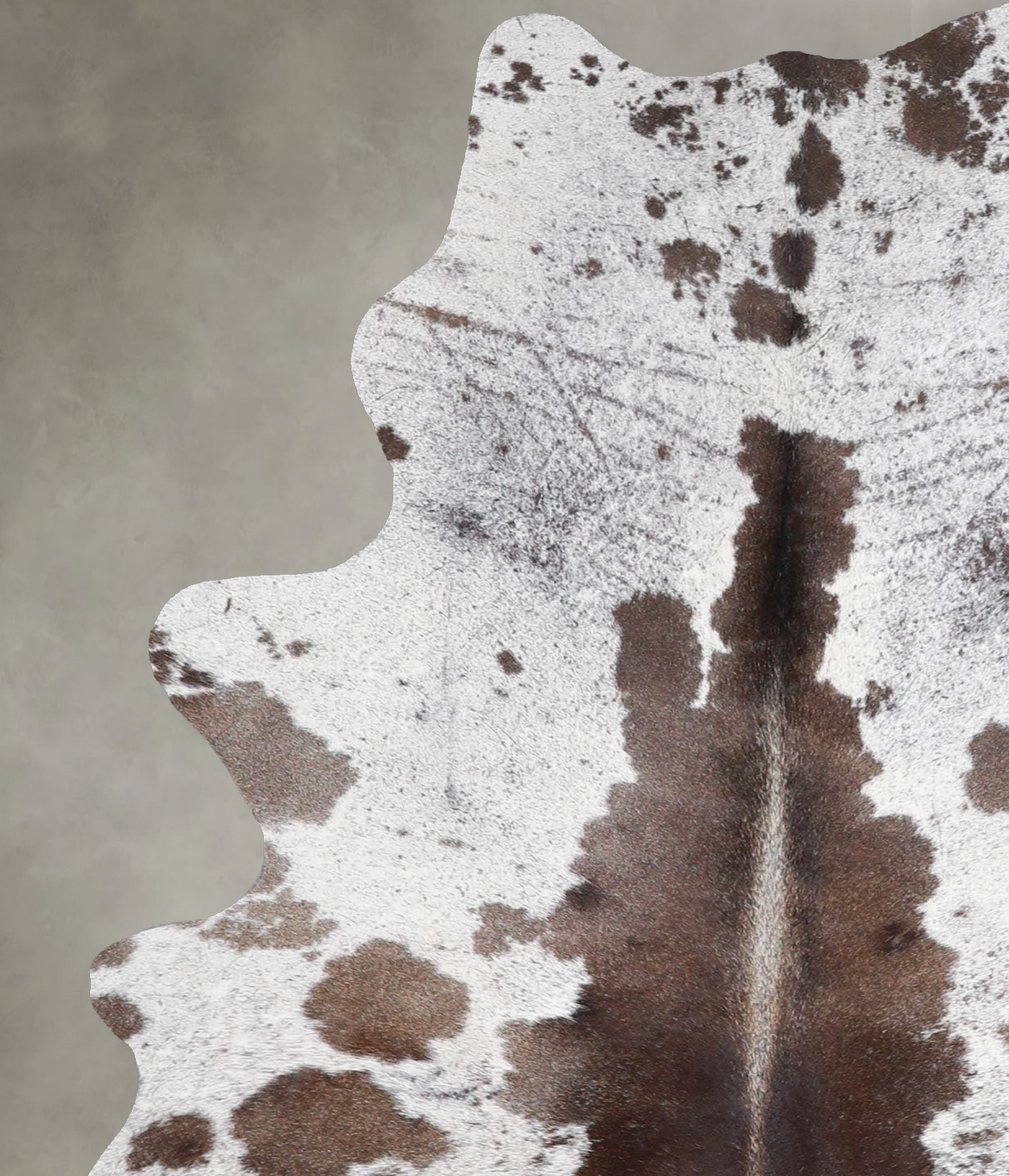 Salt and Pepper Black Medium Brazilian Cowhide Rug 5'6"H x 3'10"W #A55746 by Hudson Hides