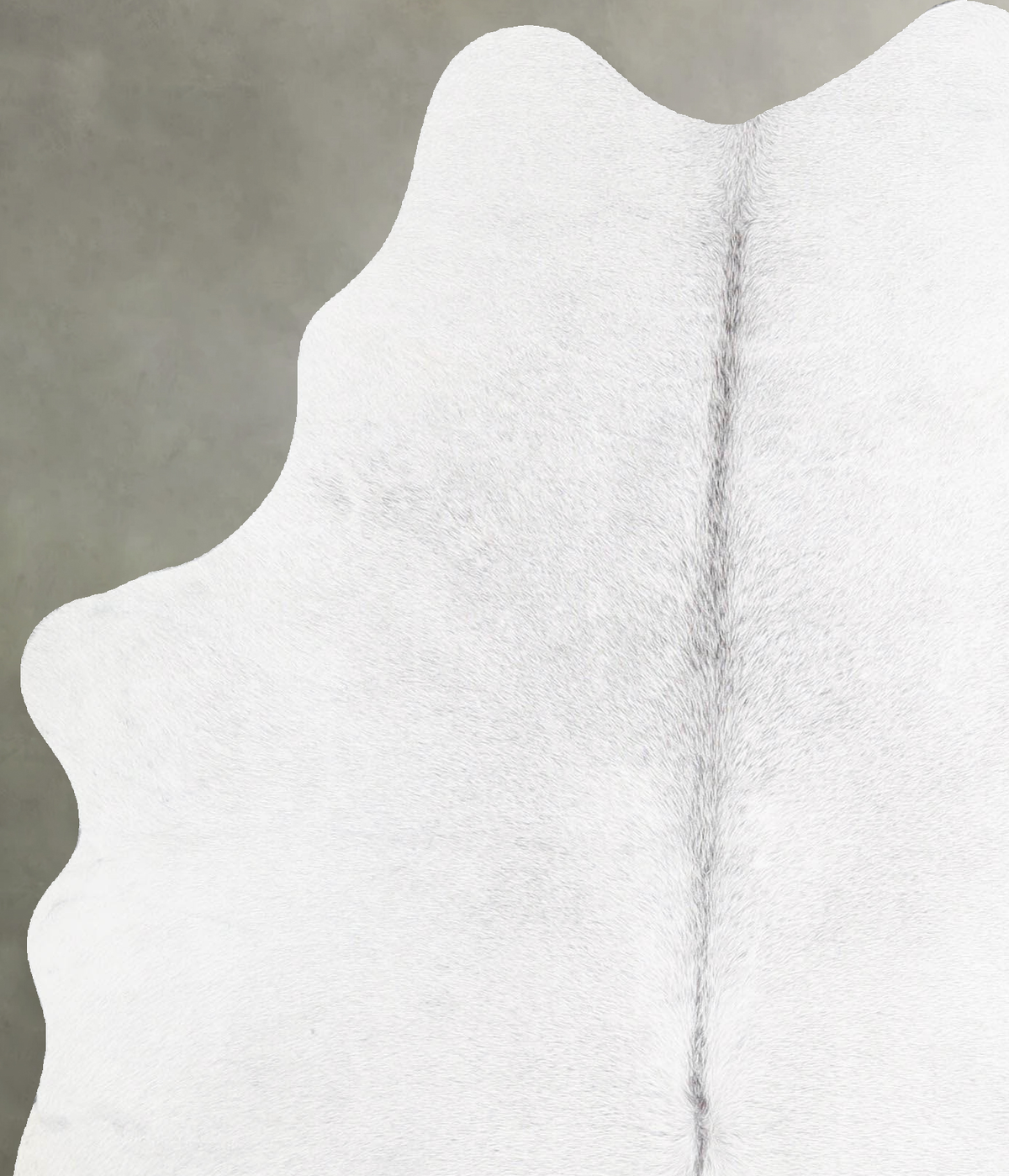 Light Grey Medium Brazilian Cowhide Rug 5'3"H x 4'4"W #A55749 by Hudson Hides