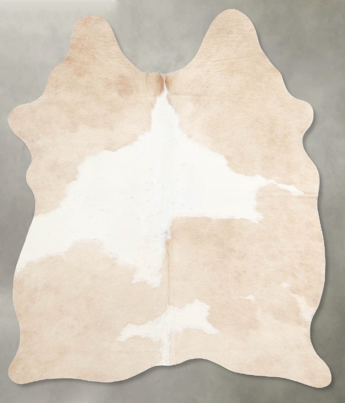 Beige and White Cowhide Rug #A55754