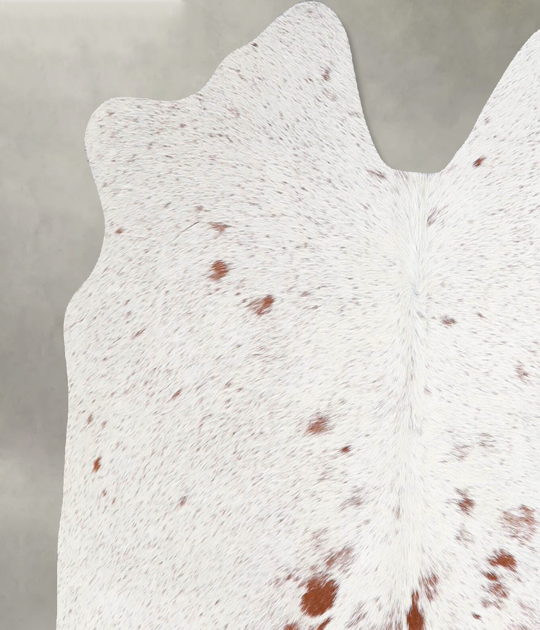 Salt and Pepper Brown Cowhide Rug #A55755