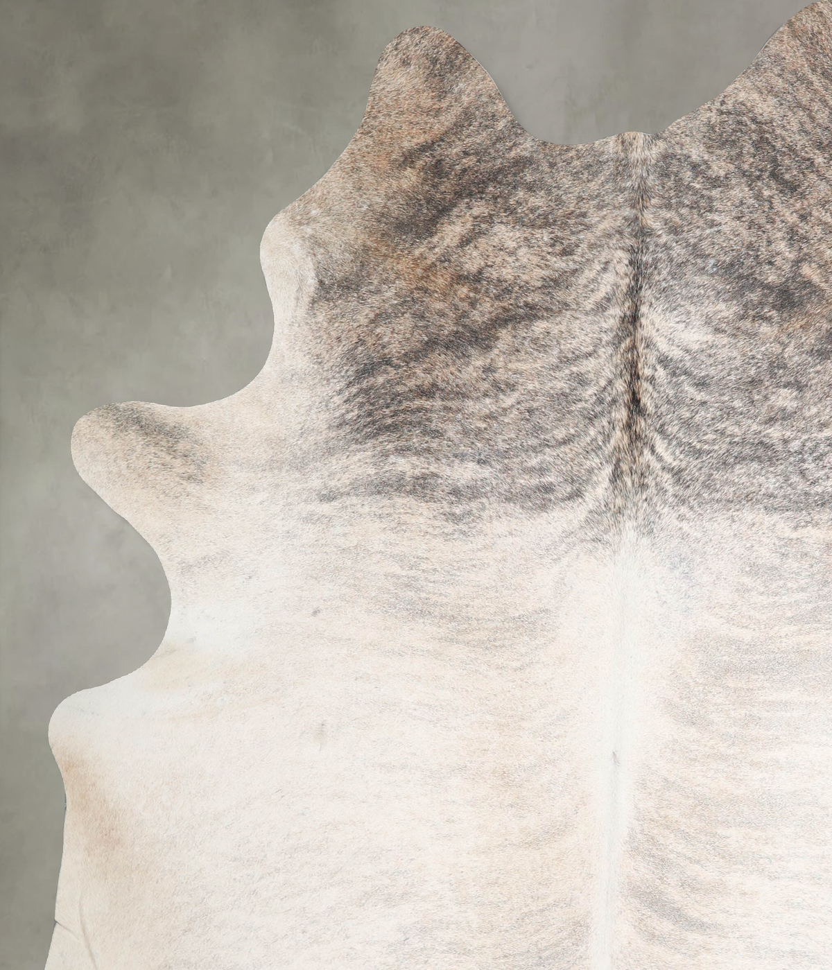 Light Brindle X-Large Brazilian Cowhide Rug 7'8"H x 6'3"W #A55758 by Hudson Hides