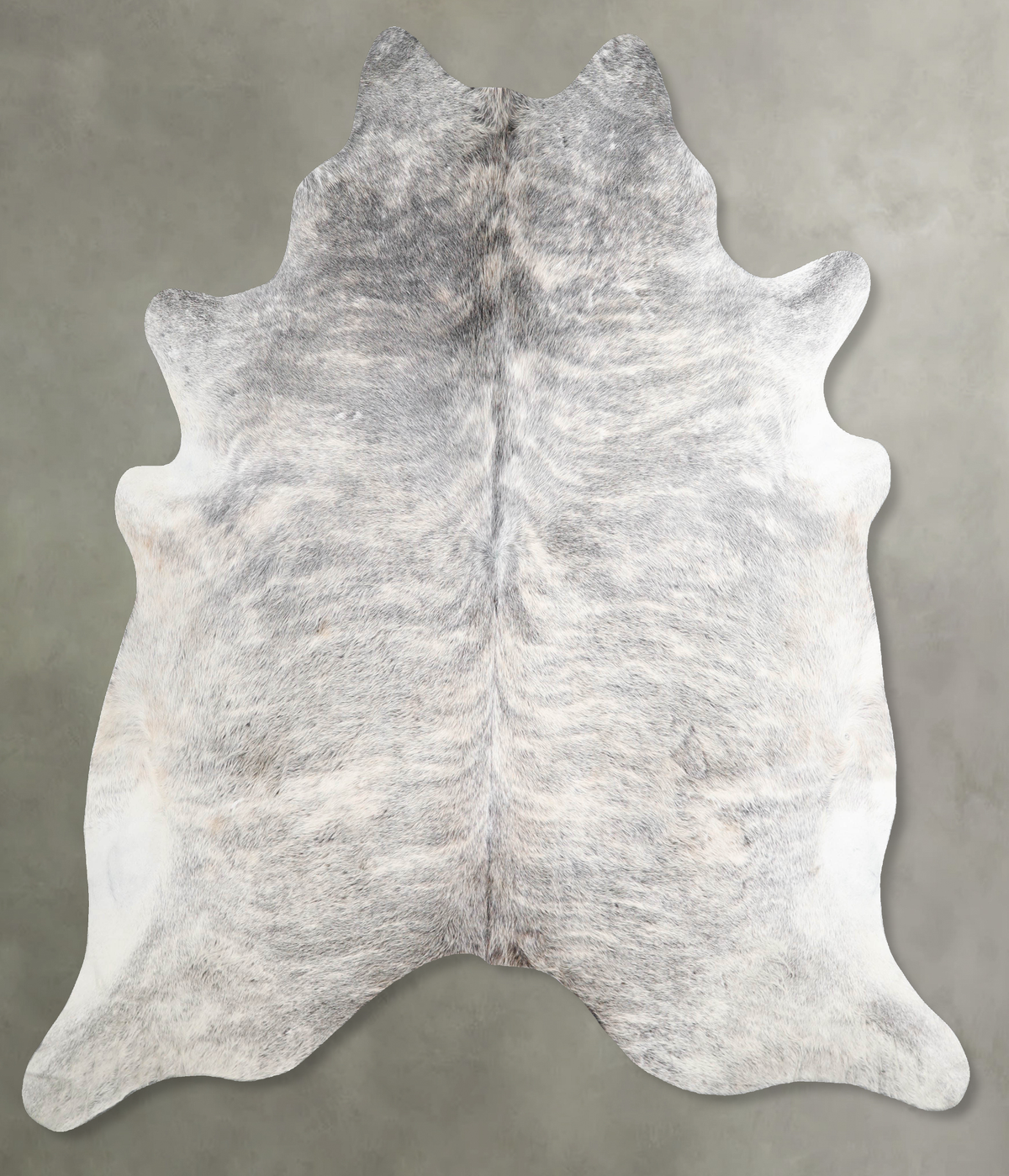 Grey Brindle Cowhide Rug #A55759