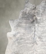 Grey Brindle X-Large Brazilian Cowhide Rug 7'2"H x 6'10"W #A55759 by Hudson Hides