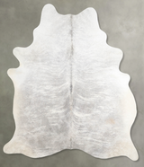 Grey Brindle X-Large Brazilian Cowhide Rug 7'4"H x 5'10"W #A55760 by Hudson Hides