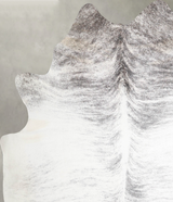 Grey Brindle X-Large Brazilian Cowhide Rug 7'3"H x 6'5"W #A55765 by Hudson Hides