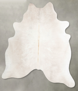 Champagne X-Large Brazilian Cowhide Rug 6'9"H x 6'1"W #A55766 by Hudson Hides