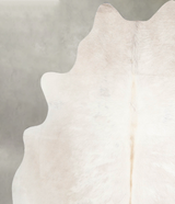 Champagne X-Large Brazilian Cowhide Rug 6'9"H x 6'1"W #A55766 by Hudson Hides