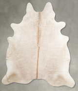 Champagne X-Large Brazilian Cowhide Rug 7'0"H x 6'5"W #A55768 by Hudson Hides