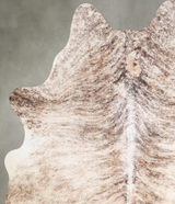 Light Brindle Large Brazilian Cowhide Rug 6'5"H x 5'8"W #A55772 by Hudson Hides