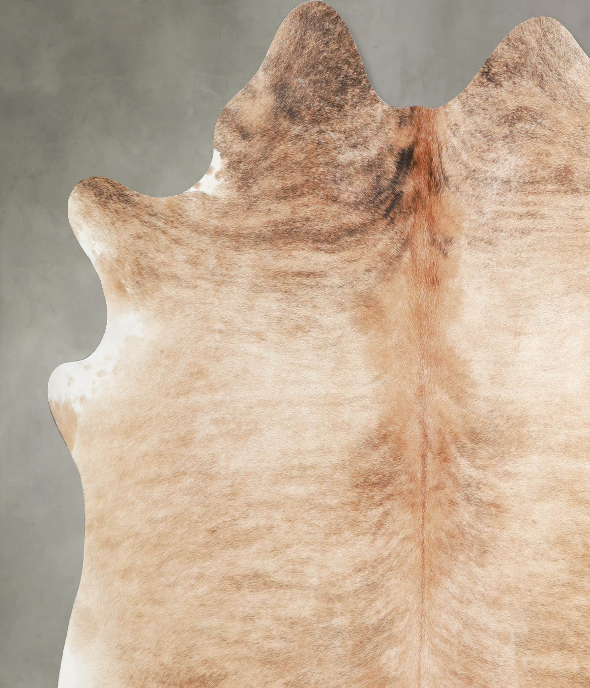 Light Brindle X-Large Brazilian Cowhide Rug 6'7"H x 6'4"W #A55774 by Hudson Hides