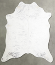 Grey Brindle Large Brazilian Cowhide Rug 6'4"H x 6'1"W #A55776 by Hudson Hides