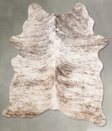 Light Brindle Large Brazilian Cowhide Rug 6'2"H x 4'11"W #A55778 by Hudson Hides