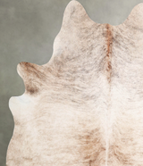 Light Brindle Large Brazilian Cowhide Rug 6'4"H x 6'2"W #A55779 by Hudson Hides