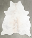 Light Brindle Large Brazilian Cowhide Rug 6'9"H x 5'9"W #A55781 by Hudson Hides