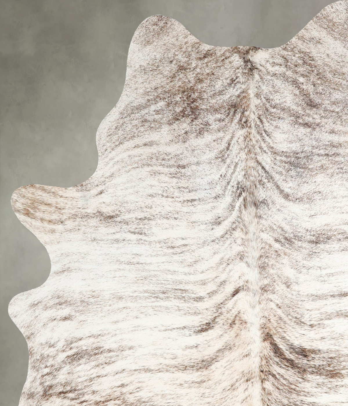 Light Brindle Large Brazilian Cowhide Rug 6'7"H x 4'11"W #A55783 by Hudson Hides